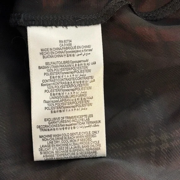 Women’s BCBG Black And Red Plaid Slip Dress Size 2 NWT - Picture 10 of 10